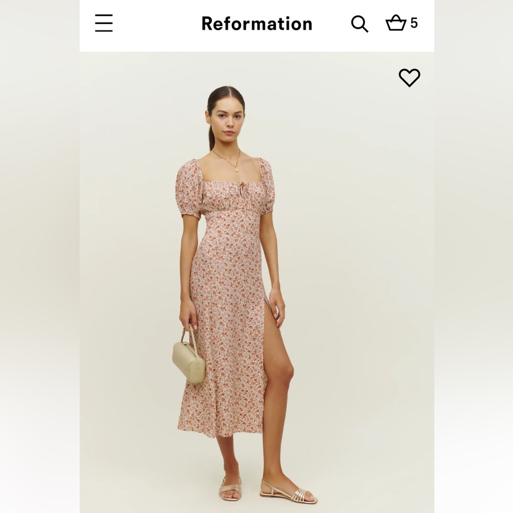 Teyana Reformation dress